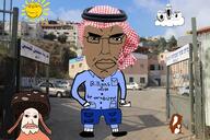 algeria animal arab arabic_text brown_skin chud closed_mouth clothes cloud egypt full_body glasses irl_background islam israel jordan millions_must_die multiple_soyjaks open_mouth palestine shroomjak smile soyjak stretched_mouth stubble subvariant:chudjak_front subvariant:feralsquirrel subvariant:wholesome_soyjak sun trend:soyjak_trio trend:squirreljakking variant:chudjak variant:feraljak variant:gapejak variant:markiplier_soyjak variant:tony_soprano_soyjak // 2560x1706 // 592.7KB
