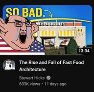 2soyjaks amerimutt angry bloodshot_eyes brown_skin crying ear glasses irl_background mcdonalds nas:amerimutt open_mouth soyjak subvariant:chudjak_amerimutt text thumbnail united_states variant:chudjak variant:tony_soprano_soyjak youtube // 377x372 // 40.6KB