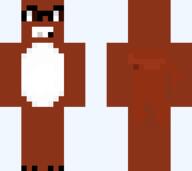 animal brown_skin glasses minecraft minecraft_skin open_mouth soyjak squirrel subvariant:feralsquirrel variant:feraljak video_game // 288x256 // 3.5KB