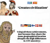 ancient_greece caveman flag:denmark flag:finland flag:germany flag:greece flag:italy flag:norway flag:spain flag:sweden flag:united_states germanic mediterrenean roman rome variant:two_pointing_soyjaks // 1284x1113 // 563.3KB