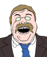 clothes eyebrows glasses hair meta:tagme mouth_open mustache no_stubble president smile suit suit_and_tie theodore_roosevelt variant:alicia // 592x720 // 35.1KB