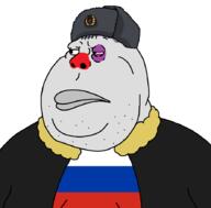 brimmiest_comments_section☣️☣️☣️_do_not_enter☣️☣️☣️ clothes grey_skin hat jacket obese red_nose russia subvariant:slavmutt variant:meximutt vatnik // 888x876 // 31.7KB