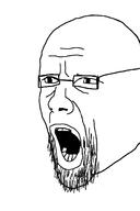 glasses open_mouth soyjak stubble template variant:estoniajak // 1000x1495 // 53.9KB