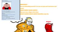 Trollio_(namefag) Warrior-Z(user) argentina chile crying falangism garf_(user) mask spain variant:chudjak variant:meximutt // 2560x1440 // 721.1KB