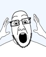 arm glasses hand looking_at_you meta:tagme series:skinny_soyjaks soyjak stubble subvariant:slim_ppp template transparent_background variant:ppp // 1000x1233 // 64.5KB