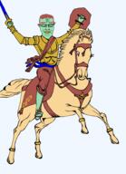 admin_thrembo alternate classical_art_parody glasses hinduism kali_yuga kalki red_hair subvariant:chudjak_front thrembo variant:chudjak white_eyes // 1386x1920 // 405.4KB