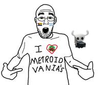 arm clothes ear glasses hand heart hollow_knight i_love metroidvania open_mouth pointing soyjak stubble tshirt variant:shirtjak // 471x408 // 78.3KB