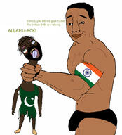 armband beard buff bulge bvll flag:india flag:minor_attracted_person flag:transgender_pride green_text hindu hinduism india indian islam meta:tagme mouth_open mudslime pakistan pakistani pisslam shoe text torn_clothes underpants variant:bernd variant:chudjak wordswordswords // 4000x4424 // 2.1MB