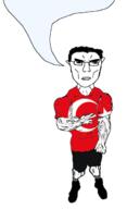 buff closed_mouth clothes country ear flag flag:turkiye glasses hair soyjak speech_bubble speech_bubble_empty subvariant:chudjak_front subvariant:unbotheredchud tshirt turkiye variant:chudjak vein // 382x626 // 60.6KB