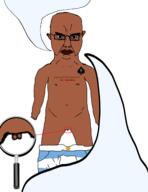 angry argentina arm bbc bloodshot_eyes brown_skin closed_mouth crying flag:argentina glasses hand int_(4chan) leg looking_at_you magnifying_glass mustache nipple penis queen_of_spades speech_bubble speech_bubble_empty text variant:chudjak // 1472x1911 // 226.9KB