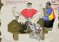 2soyjaks arm artist:romanian_schizo blood brown_skin cap clothes cum ear fat flag flag:romania food full_body giving_birth glasses hamburger hammer hand hat mexican_twink mustache nikocado_avocado nsfw open_mouth orlin penis poop pregnant red_eyes romania soyjak stubble table text variant:cadojak variant:impish_soyak_ears white_skin // 987x702 // 441.3KB