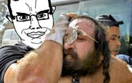 choke_hold glasses hair irl_background israel judaism kike smile smug soyjak tjd tkd variant:chudjak white_skin // 1800x1136 // 263.3KB