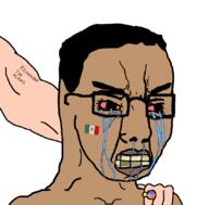 american_flag bloodshot_eyes brown_skin flag:united_states italy_vs_mexico mexico tear united_states white_skin yellow_teeth // 842x831 // 101.0KB