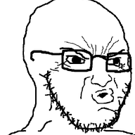 agreeing american_psycho angry animated based ext=gif eyebrows glasses keyed lips mouth nod patrick_bateman smug stubble variant:soyak wrinkles yes // 644x800 // 252.8KB