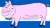 animal closed_mouth country ear fat flag flag:kherson_oblast_(ukraine) full_body kherson_oblast lips oblast pig pink_skin russia series:oblasts_of_oinkraine soyjak swine tail ukraine variant:meximutt // 1780x992 // 43.1KB