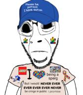 aspergers aspie astro_boy autism autist autistic dragon_ball garfield hi_hi_puffy_amiyumi i_love jimmy_neutron johnny_bravo lego lost_media luigi patmac please_be_paitent_i_have_autism puzzle puzzle_piece sonic_the_hedgehog sped sperg squidward subvariant:hornyson variant:cobson yoshi // 1574x1800 // 1.6MB