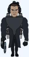 Jetpack brown_eyes brown_hair buzzsaw buzzsaw_mutant_toilet full_body headphones one_hand skibidi skibidi_toilet skibidi_toilet_66 subvariant:muscular_chud toilet trenchcoat variant:chudjak white_shirt // 1094x2100 // 50.4KB