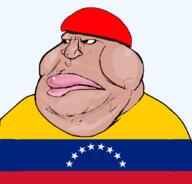 beret flag:venezuela hugo_chávez postal postal_3 variant:meximutt venezuela // 888x849 // 64.2KB