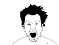 ear hair mustache open_mouth soyjak stubble variant:unknown // 1338x1016 // 20.5KB