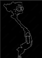 arm black_background black_eyes black_skin feet_showing forehead_lines full_body glasses meta:barely_a_soyjak stock_image stock_image_watermark stubble variant:invertedgrayscalebartsimpsonvietnamstockimagejak // 461x636 // 75.8KB