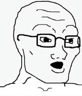 chad gigachad jawline looksmax soyboy soyjak variant:soyak wojak // 878x1024 // 159.4KB