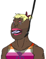 ack big_lips black_skin blond bloodshot_eyes crying dyke faggot feminism hair lesbian lgbt muscular_female nigger open_mouth rope subvariant:brazilmutt subvariant:female_brazilaryan subvariant:mexiaryan tear transparent_background variant:meximutt // 700x900 // 103.5KB