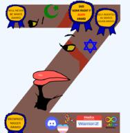 alphabet letter meta:tagme shitskin variant:meximutt warrior-z_(user) // 888x909 // 155.2KB