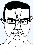 angry closed_mouth glasses hair subvariant:chudjak_front teeth template variant:chudjak wrinkles // 392x590 // 21.8KB