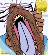 beard brimstone brown_skin brown_troonjak distorted glasses map_(pedophile) open_mouth pedophile rope teto_(user) tranny trend:slopjak variant:israeli_soyjak // 584x666 // 259.8KB