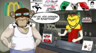 asian bobo_the_sharty_janny closed_mouth ear glasses hamburger monkey multiple_soyjaks open_mouth smile sneed stubble subvariant:chudjak_front subvariant:fingerboy variant:a24_slowburn_soyjak variant:bernd variant:chudjak variant:el_perro_rabioso variant:gapejak variant:impish_soyak_ears variant:markiplier_soyjak variant:sproke_trio white_skin yellow_skin // 4000x2200 // 4.5MB