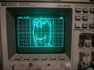 blue crt glasses irl oscilloscope smile soyjak stubble subvariant:wholesome_soyjak variant:gapejak // 1280x960 // 148.9KB