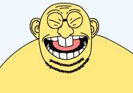 asian bald beard buck_teeth closed_eyes dr._eggman ear glasses gook laughing open_mouth robotnik stubble variant:soybotnik yellow_skin // 1216x851 // 23.1KB