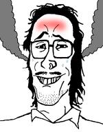 glasses meta:not_mine mullet red_skin smoke stubble sweating variant:mulletjak // 838x1072 // 166.5KB