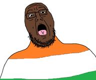 al_pacino_godfather brown_skin celebrity crying do_not_redeem flag_shirt gape gaping_mouth godfather india indian indian_flag jeet kitboga movie movie_scene pajeet screaming shitskin variant:pacinojak // 1027x862 // 19.9KB