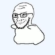 animated bald closed_mouth dance dancing_swede ext=gif full_body glasses soyjak stubble subvariant:soyak_(smug) transparent_background variant:soyak // 350x350 // 57.4KB