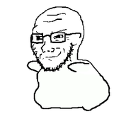 animated bald closed_mouth dance dancing_swede ext=gif full_body glasses smile smug soyjak stubble subvariant:soyak_(smug) transparent_background variant:soyak // 350x350 // 57.4KB