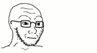 animated carrot_and_a_stick excited glasses neutral nintendo nintendo_switch open_mouth shaking soyjak stubble variant:soyak video_game // 726x400 // 1.1MB