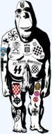 antisemitism antiserb atj_lučko biting_lip black_sclera bwc celtic_cross chest_hair coat_of_arms croatia croatian_defence_forces croatian_republic_of_herceg_bosnia croatian_trefoil cross devil's_division evil full_body glasses hos hrhb iron_cross kolovrat nazism nsfw ominous penis police pubic_hair rape_(tobacco) schutzstaffel serbia sonnenrad soyjak stubble subvariant:hornyson swastika tattoo ustasha ustashism variant:cobson veiny_cock zng // 1099x2816 // 460.4KB