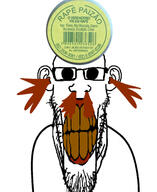 angry blood clenched_teeth closed_mouth ear glasses rape_(tobacco) soyjak stretched_chin stubble subvariant:longplier tobacco variant:markiplier_soyjak yellow_teeth // 407x497 // 41.9KB