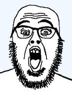 eyebrows glasses open_mouth stubble template thick_eyebrows tongue transparent_background variant:waljak white_skin // 206x271 // 3.2KB