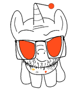 horn looking_at_you pony red_eyes reddit reddit_antenna reddit_gold reddit_silver reddit_wholesome smile smirk snout stubble transparent_background upvote variant:trixiejak white_skin // 830x1000 // 24.6KB