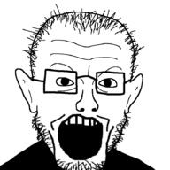 ear glasses hair mark_felton open_mouth soyjak stubble variant:unknown // 900x900 // 74.8KB