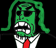 glasses open_mouth soyboy stubble teeth thick_eyebrows variant:voiderjak wrinkles // 592x508 // 39.9KB