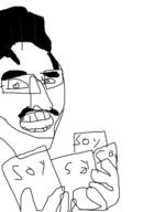 beard contra flag:contra glasses op_is_aryan open_mouth soy soyboy stubble swastika variant:contrajak // 413x524 // 24.7KB