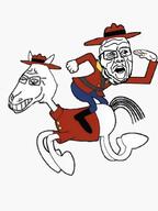 cowboy cowboy_hat horse variant:horsejak variant:sidjak // 783x1042 // 124.6KB