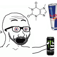 animated arm can chemical crazed energy_drink hand hands_up monster_energy open_mouth red_bull shaking soyjak variant:excited_soyjak // 498x343 // 77.7KB