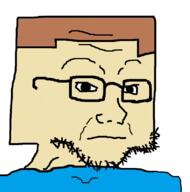 glasses minecraft neutral square_head stare steve steve_(minecraft) stubble variant:soyak // 792x800 // 22.5KB