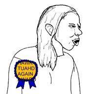 award female funny hailey_welch hawk hawk_tuah meme memes open_mouth shorts tuah upper_torso vine viral youtube // 2578x2575 // 184.1KB