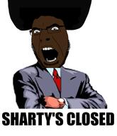 afro angry black_skin clothes glasses pools_closed soyjak soyjak_party stubble suit text variant:cobson // 372x434 // 78.8KB