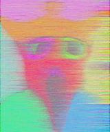 analog_horror color demon distorted glasses horn ominous open_mouth poopson soyjak stubble subvariant:soyak_front template trend:colorjak variant:soyak // 600x718 // 230.1KB